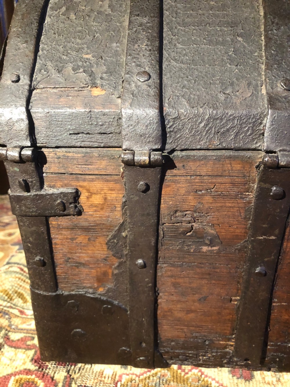 Early Iron Bound Casket View VIII