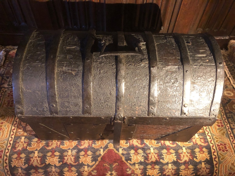 Early Iron Bound Casket View IX