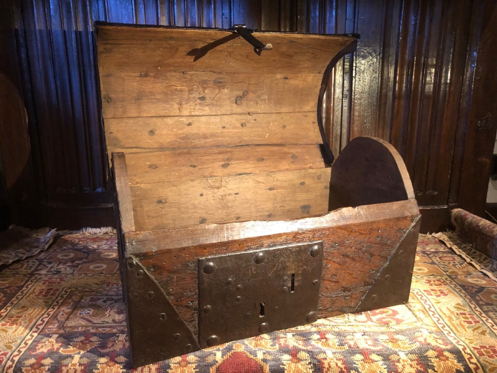Early Iron Bound Casket View XI