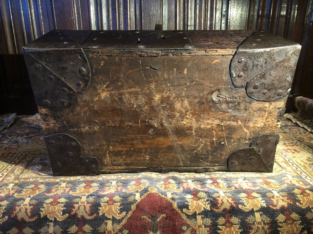 Early Iron Bound Casket View XII