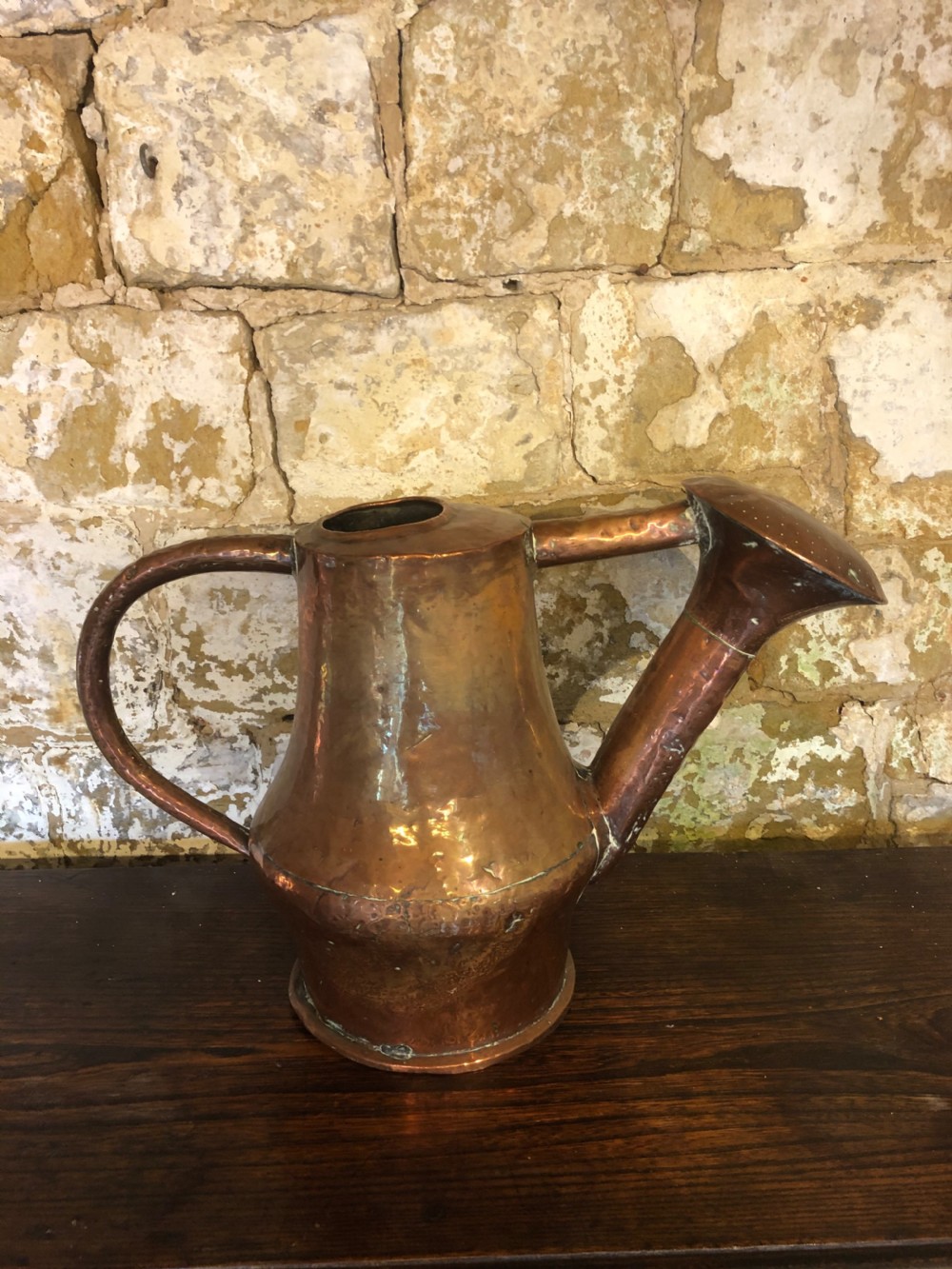 Antique Copper Watering Can View II