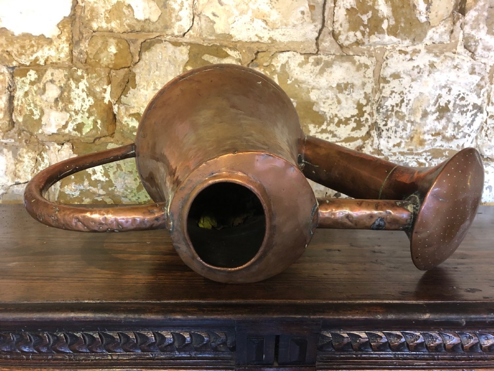 Antique Copper Watering Can View III