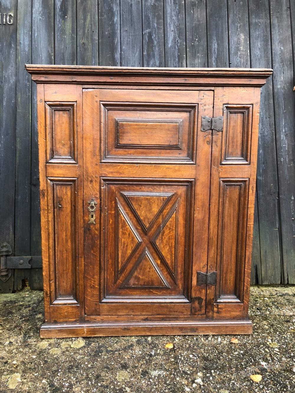 Early Oak Cupboard 