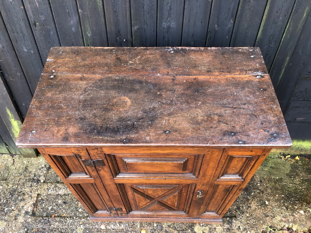 Early Oak Cupboard  View V