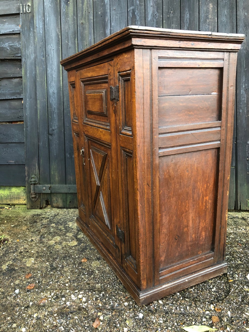 Early Oak Cupboard  View VII