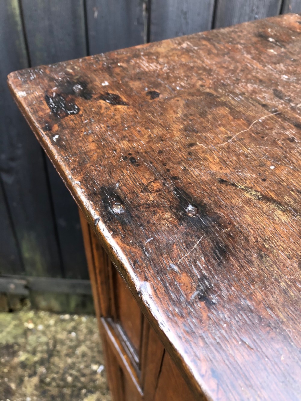 Early Oak Cupboard  View VIII