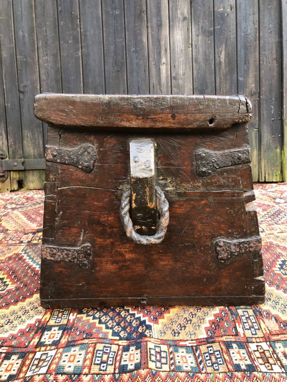 Early Oak Maritime Chest View VI