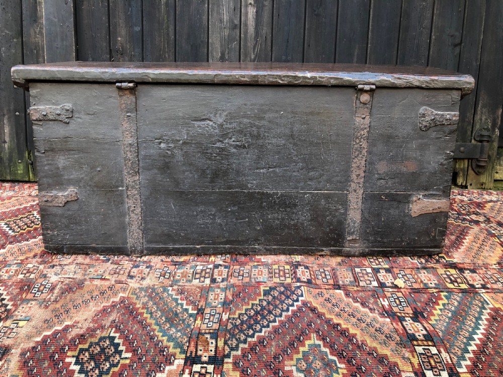 Early Oak Maritime Chest View VII