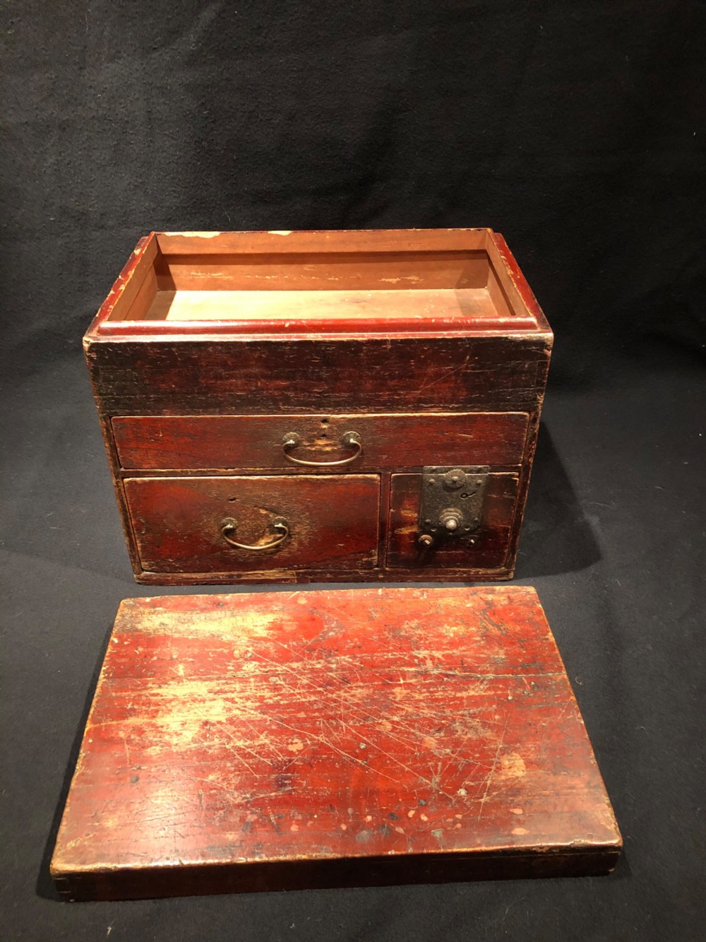 Antique Japanese Chest View IV