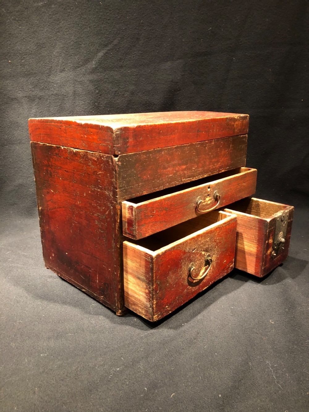 Antique Japanese Chest View V