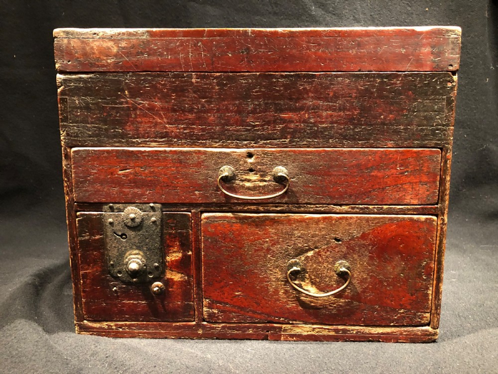 Antique Japanese Chest View IX