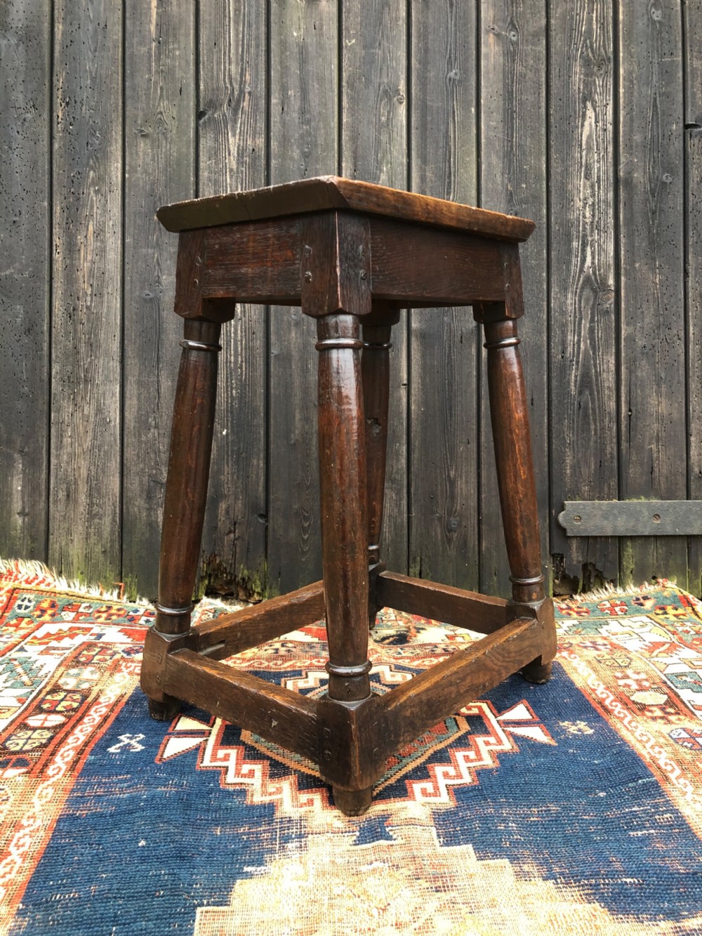 A Primitive Antique Joint Stool