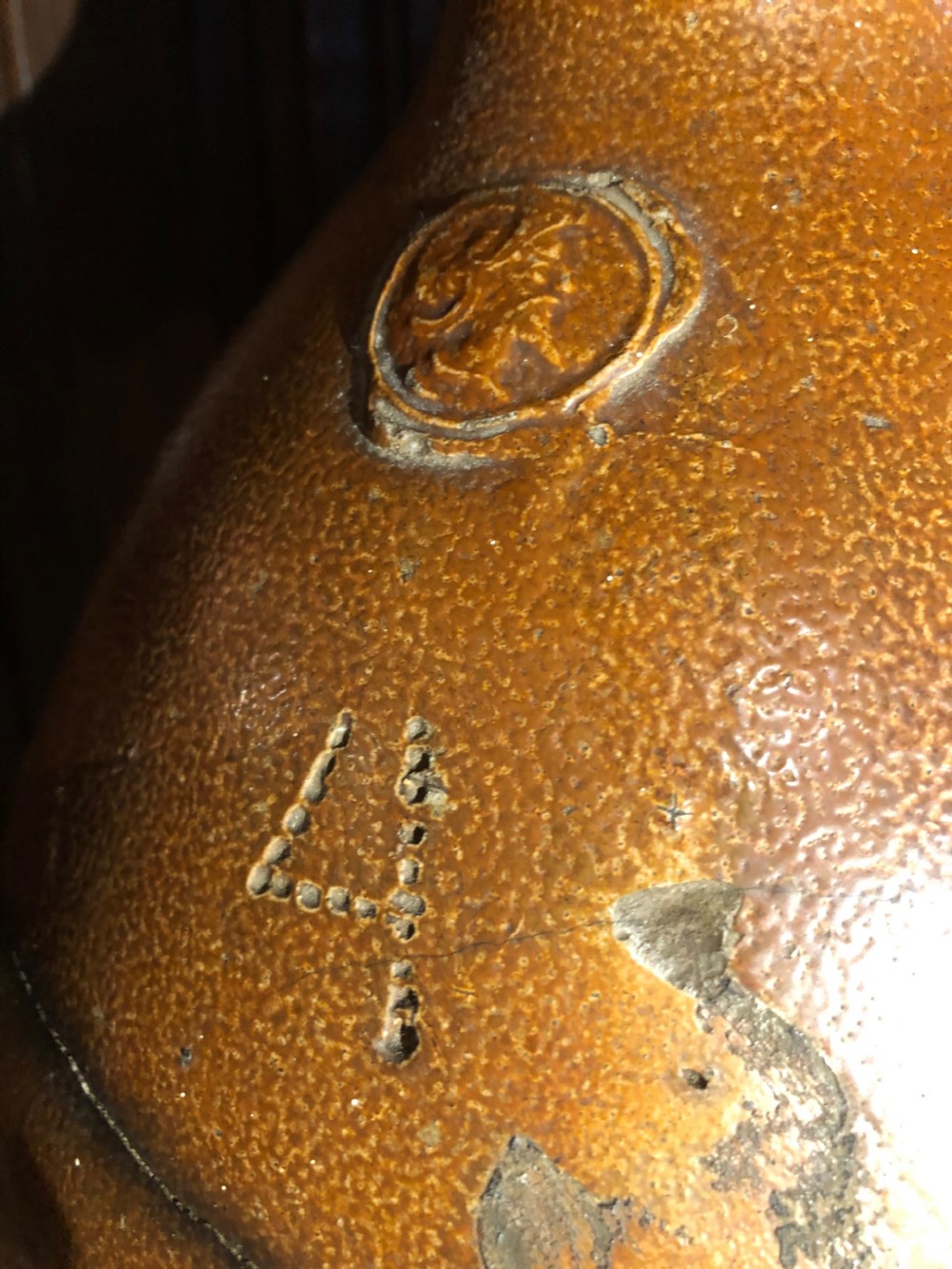 Antique Bellarmine Jug View V