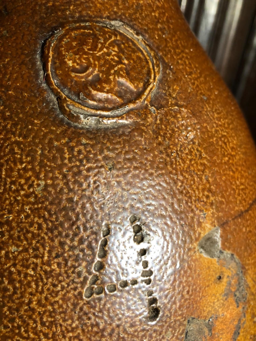 Antique Bellarmine Jug View X