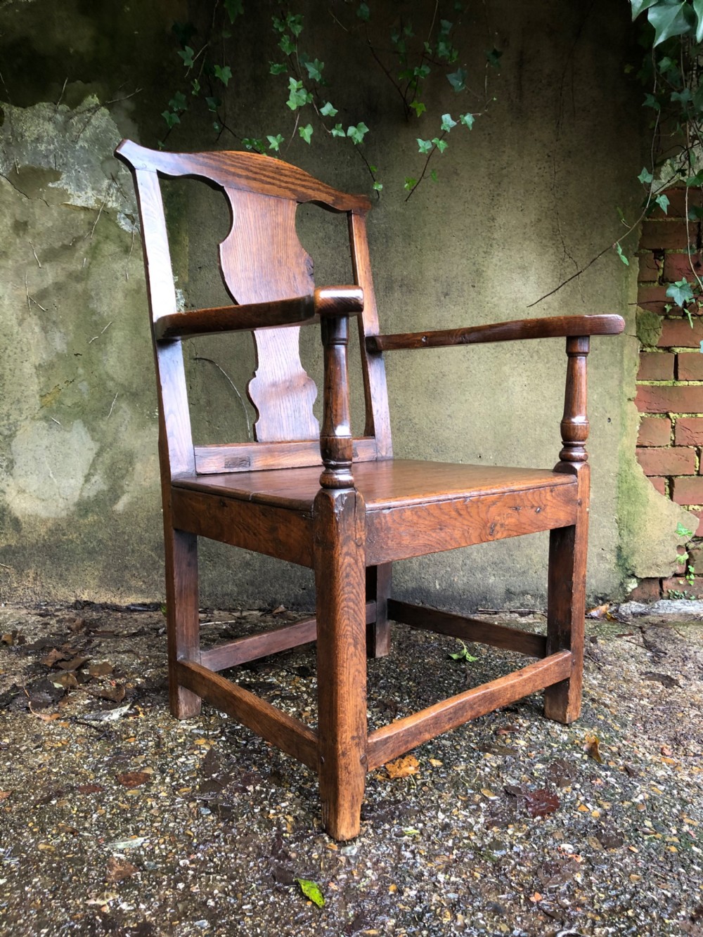 Early Oak Country Chair