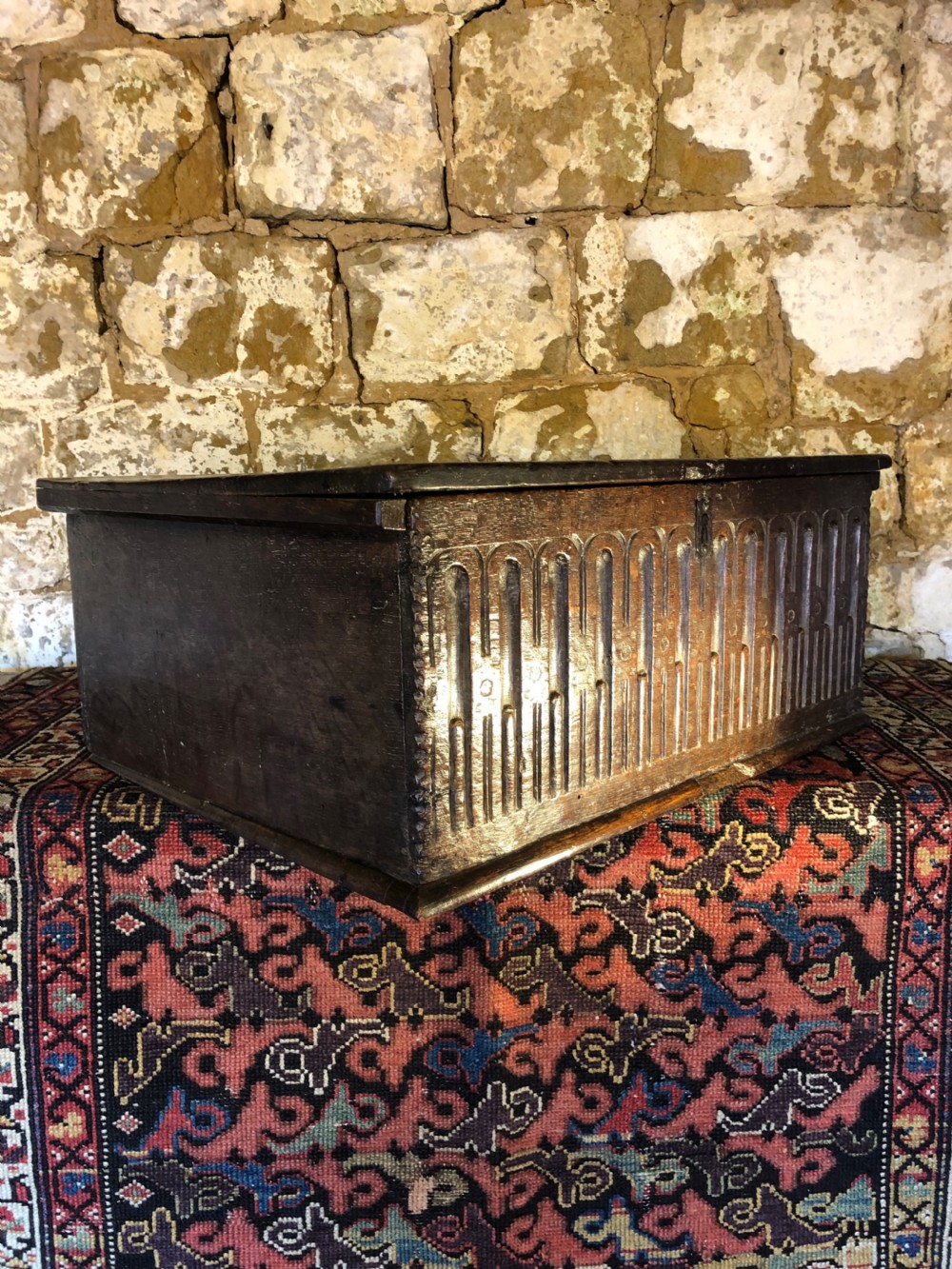 Early Oak ‘Bible’ Box
