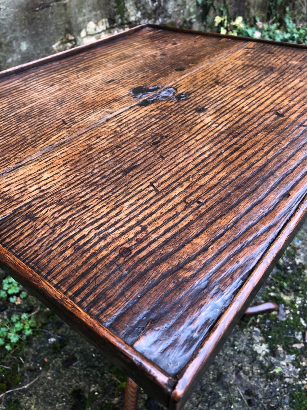 Antique Primitive Country Table View VII