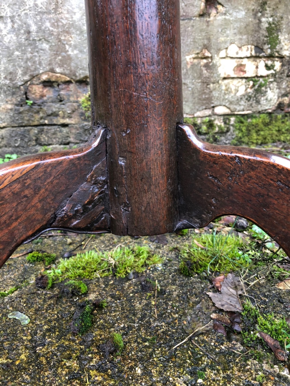 Antique Primitive Country Table View IX
