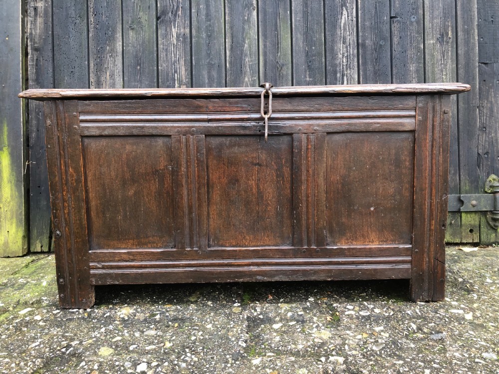 Early Oak Coffer View VI