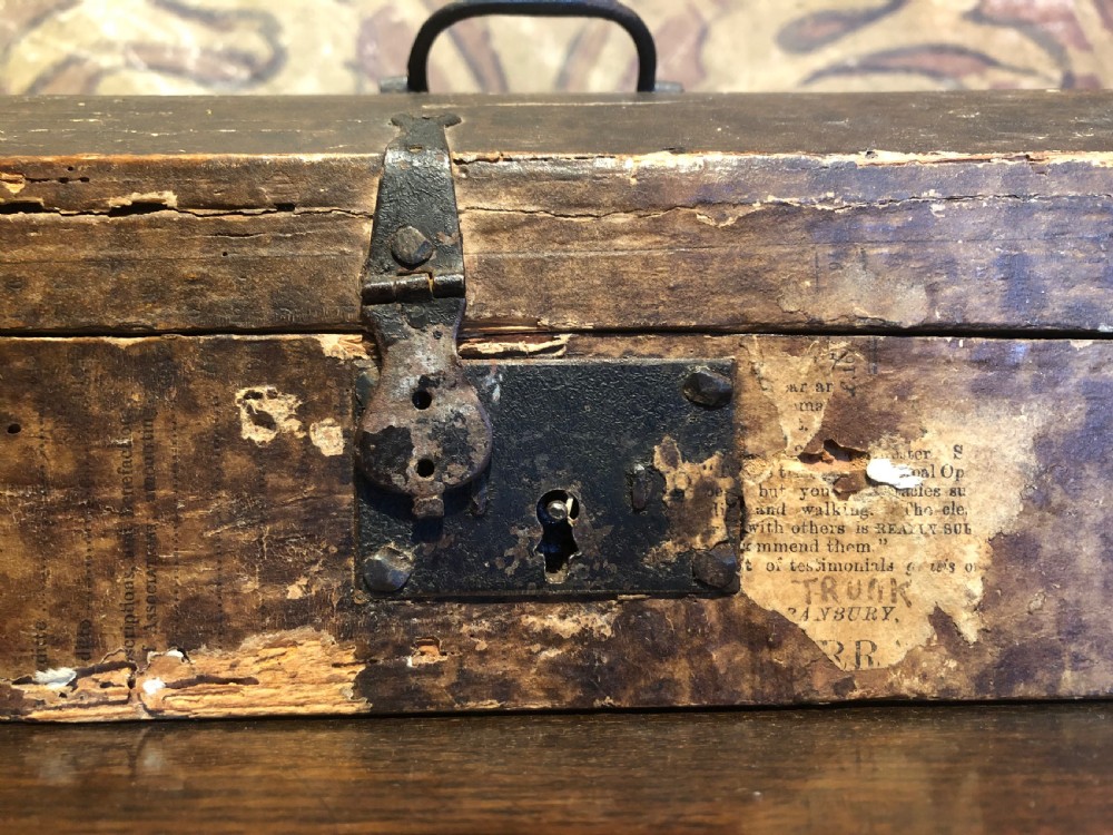 Small Antique Trunk View II