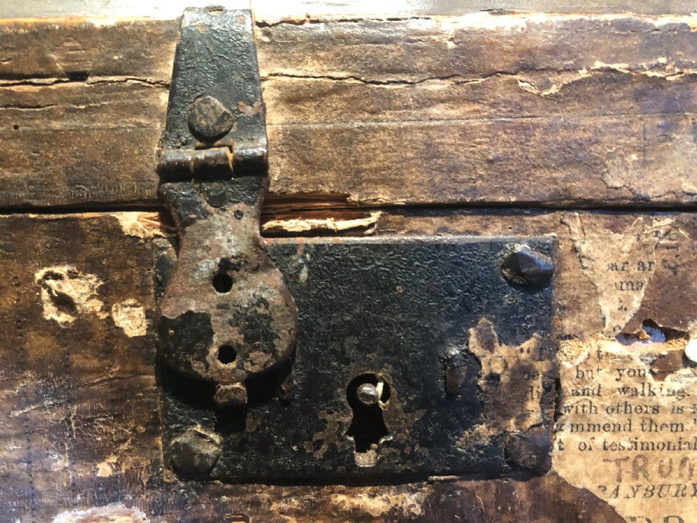 Small Antique Trunk View XI