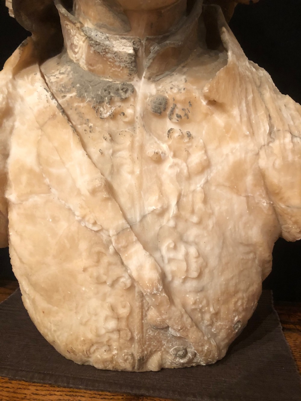 Antique Alabaster Bust View III