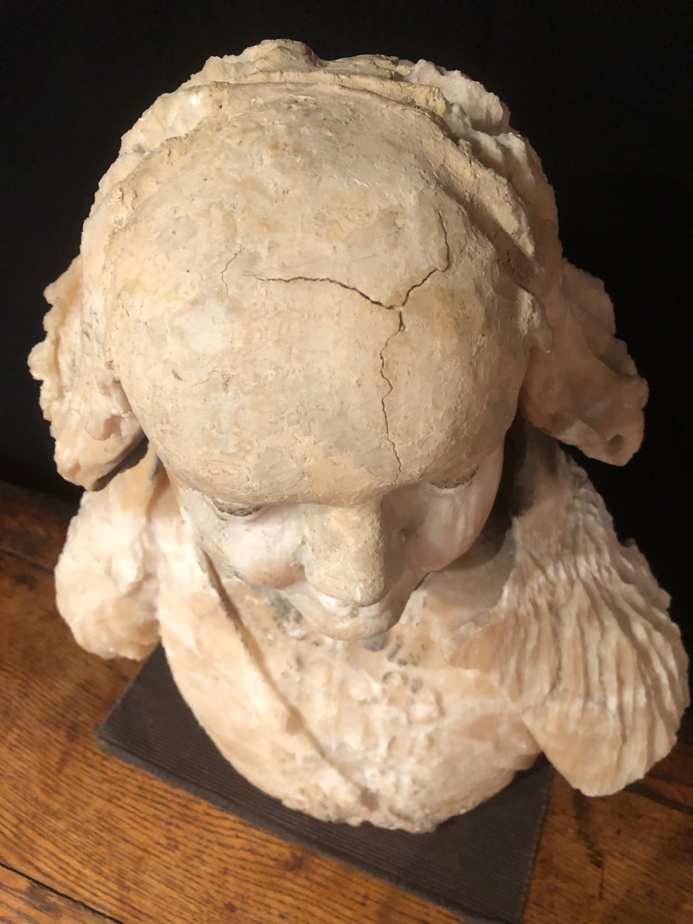 Antique Alabaster Bust View X