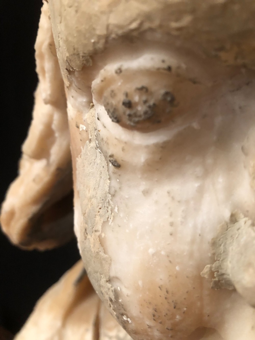 Antique Alabaster Bust View XIII