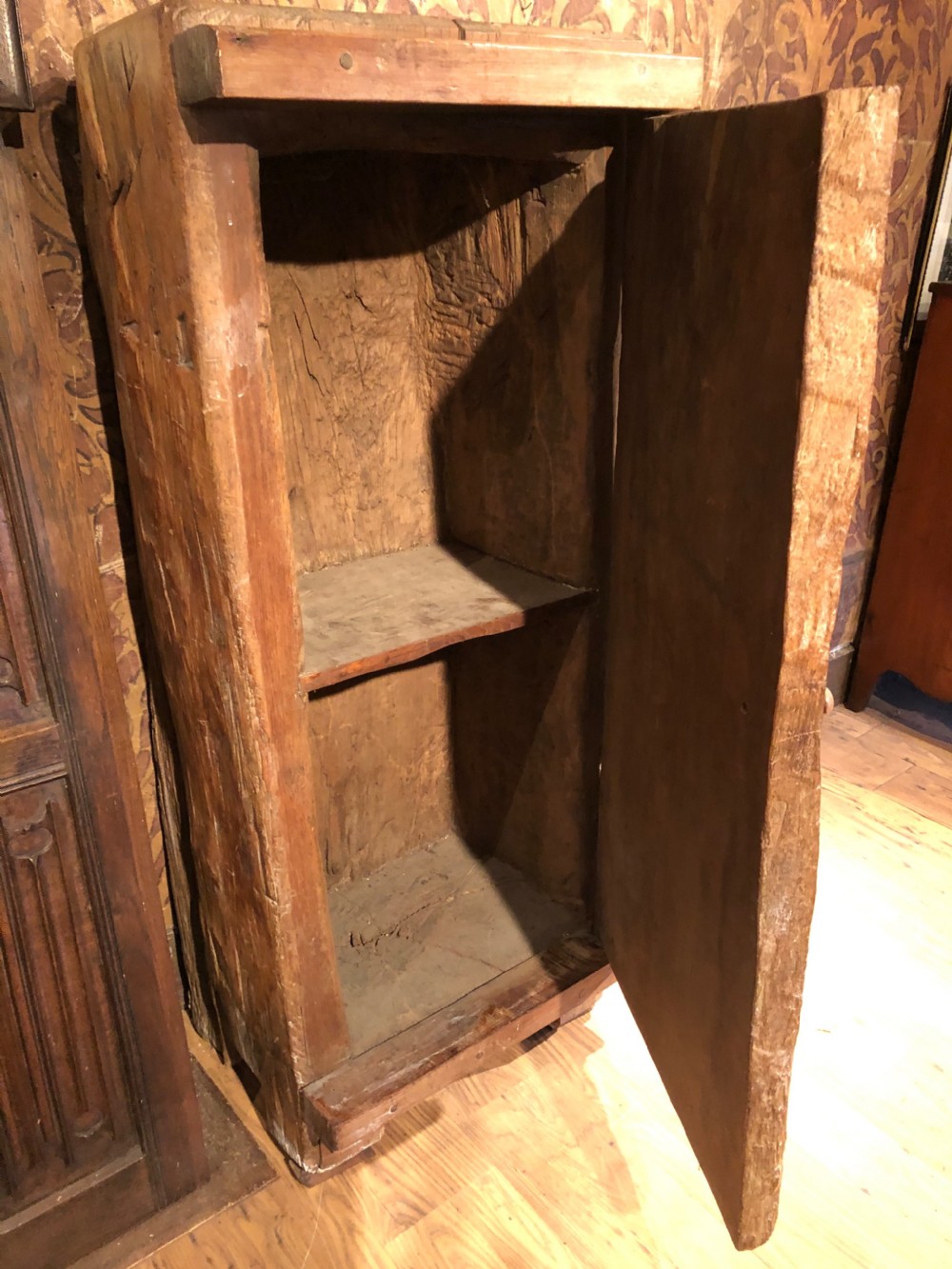 Rustic Dug-out Cupboard  View IX