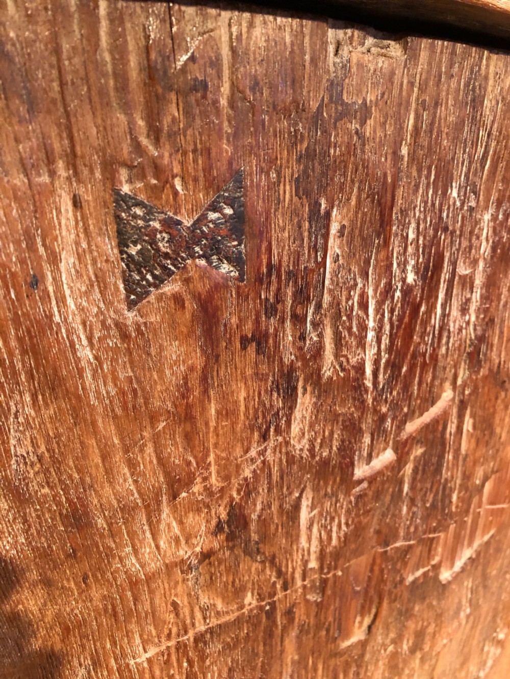 Rustic Dug-out Cupboard  View XI