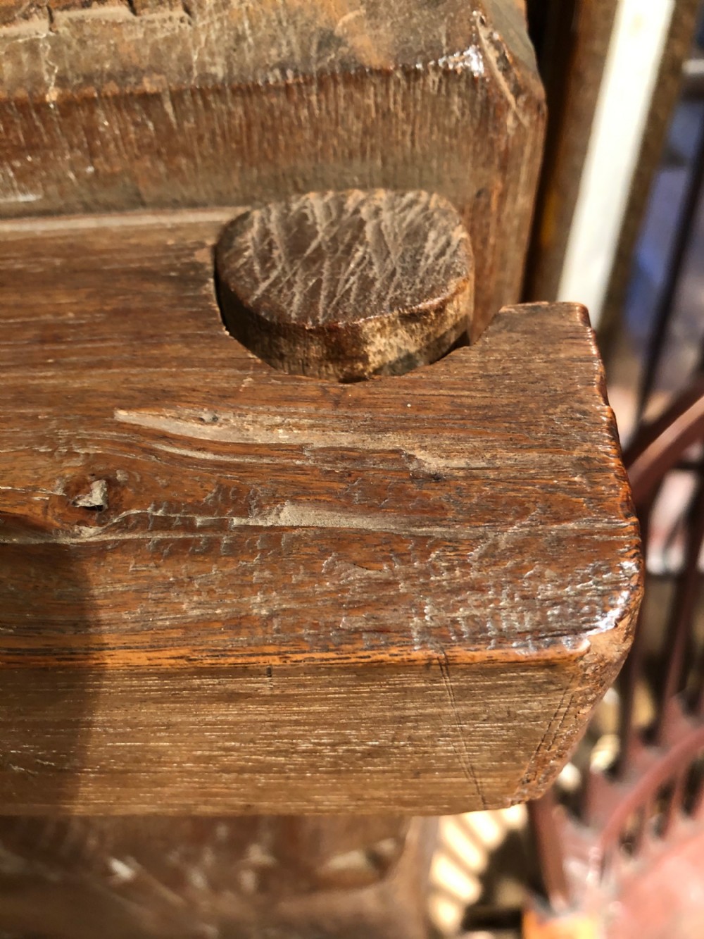 Rustic Dug-out Cupboard  View XIII