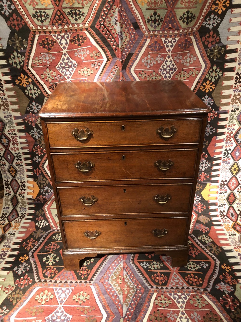 Georgian Oak and Pine Chest of Drawers  View III