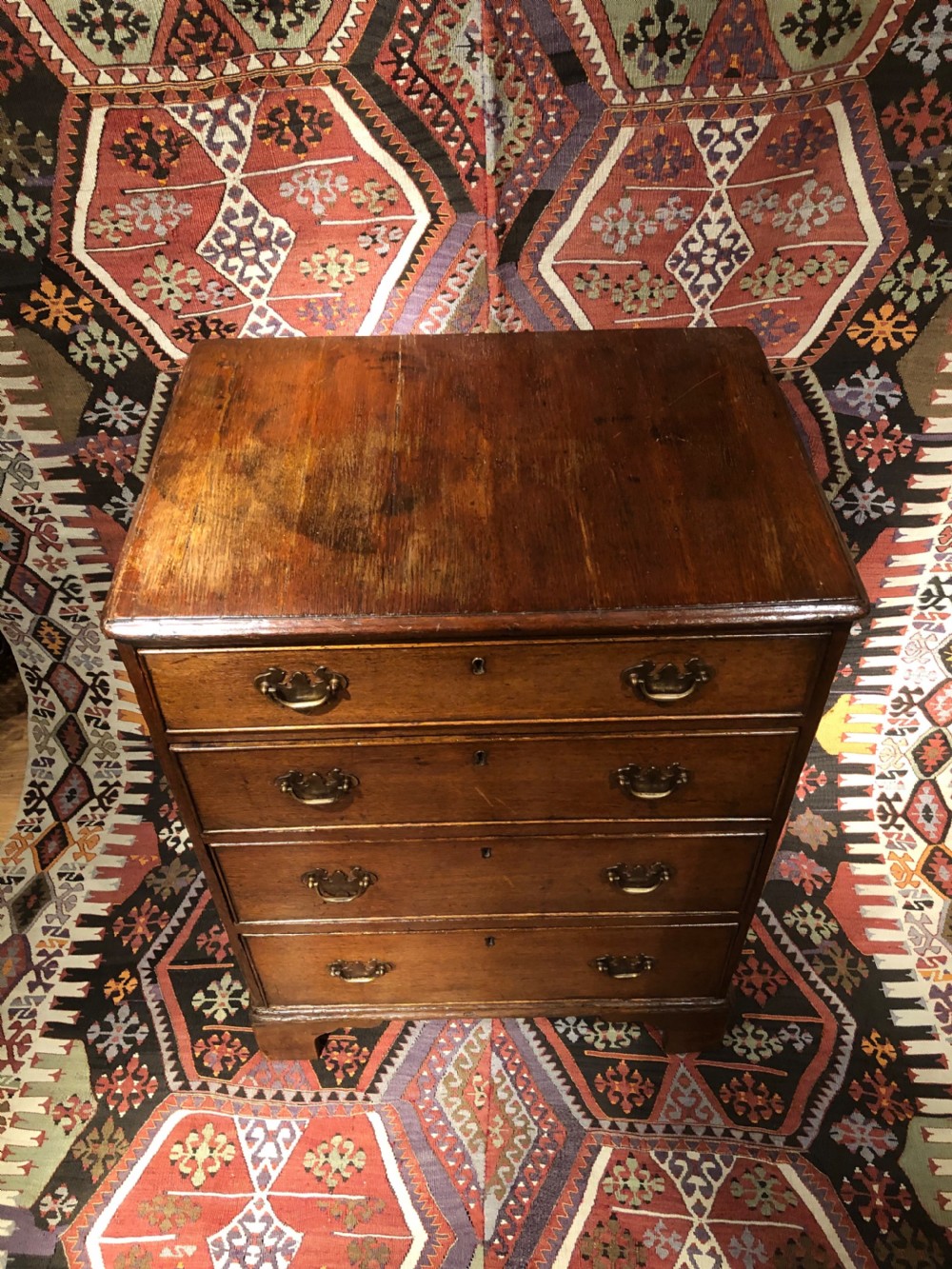 Georgian Oak and Pine Chest of Drawers  View XIII