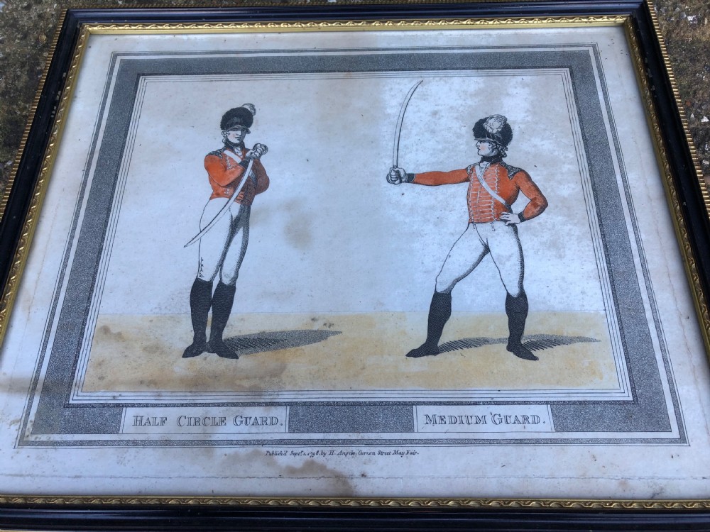 Pair of Antique Rowlandson Prints View II