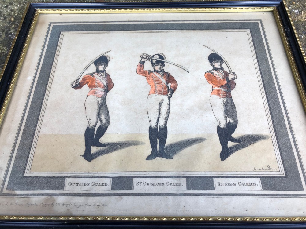 Pair of Antique Rowlandson Prints View VI
