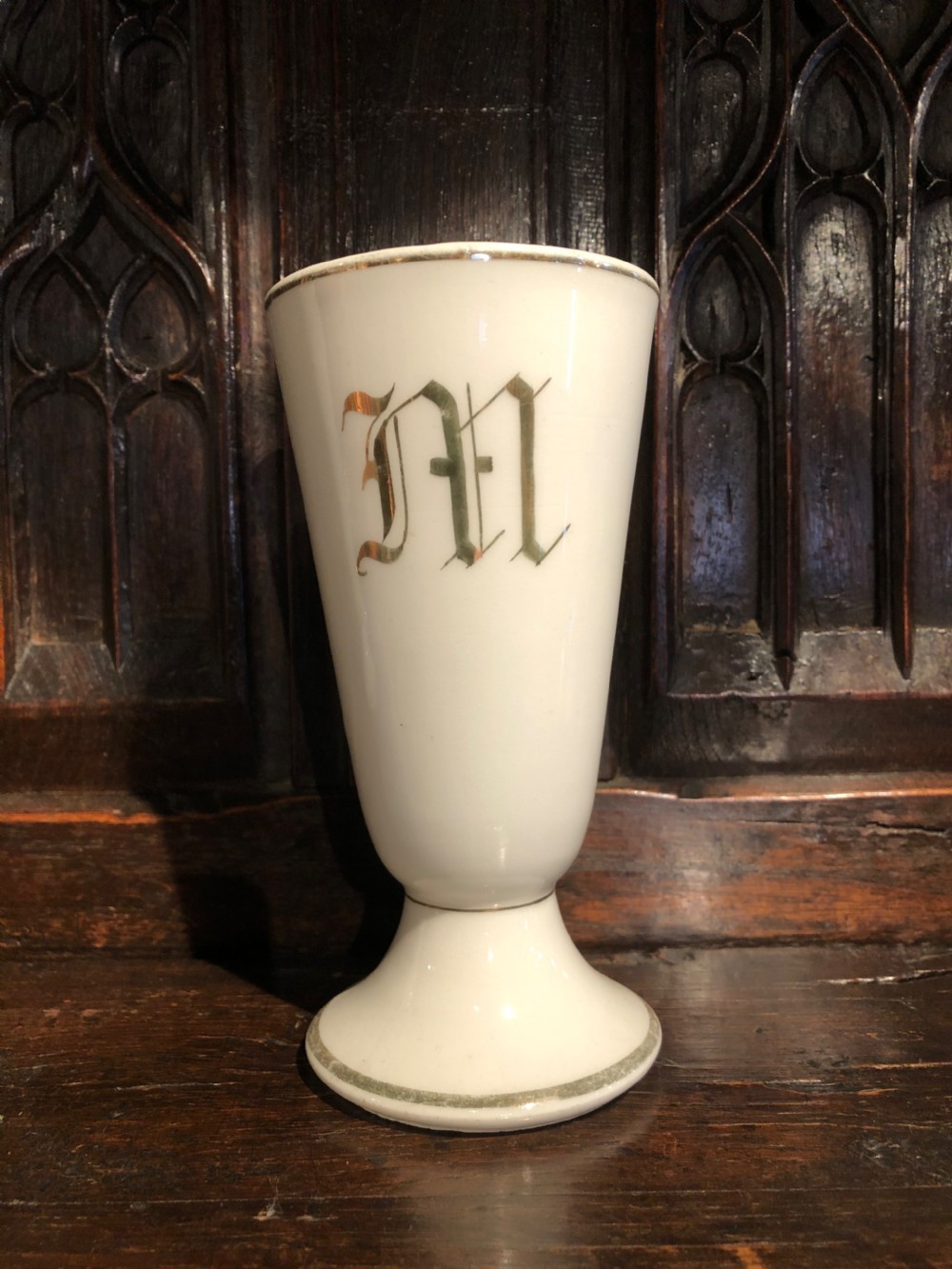 Antique Ceramic Goblets View II