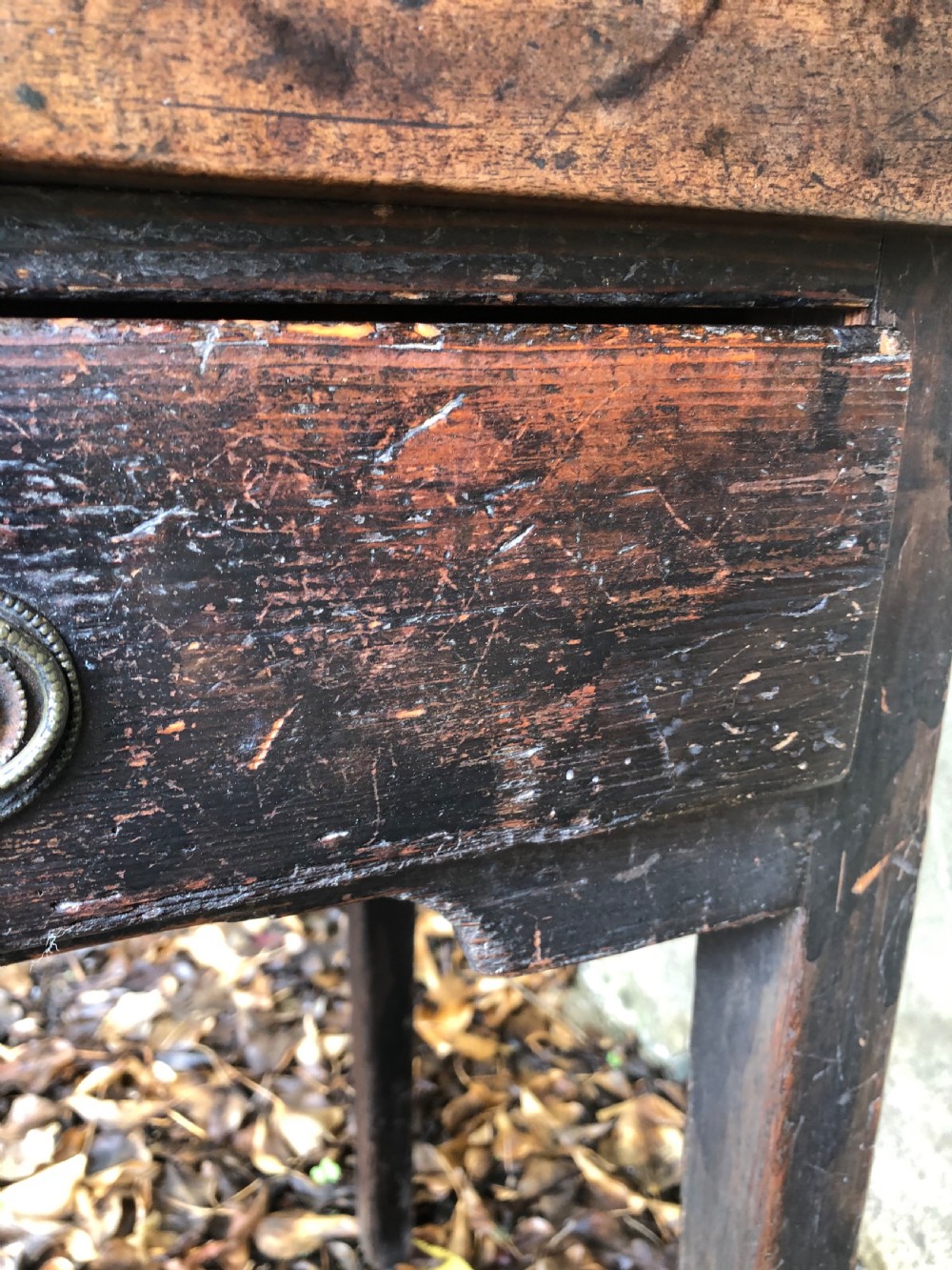 Antique Draughtsman’s Table View XIV