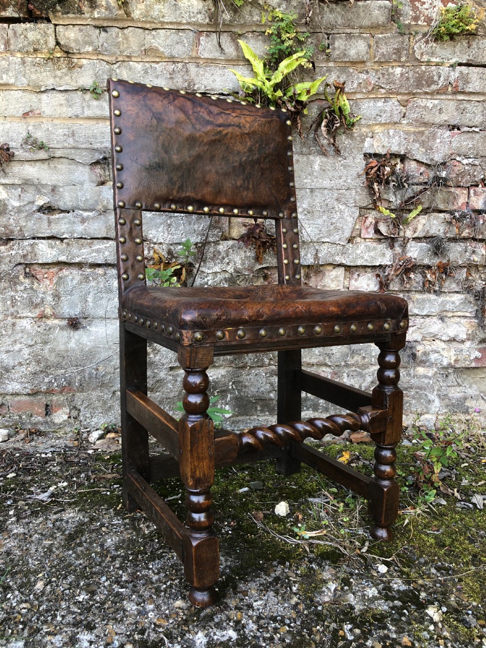 Early Oak Dining Chairs  View VII