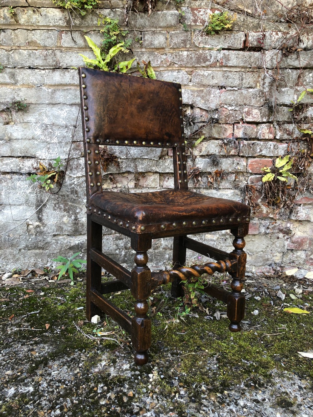 Early Oak Dining Chairs  View IX