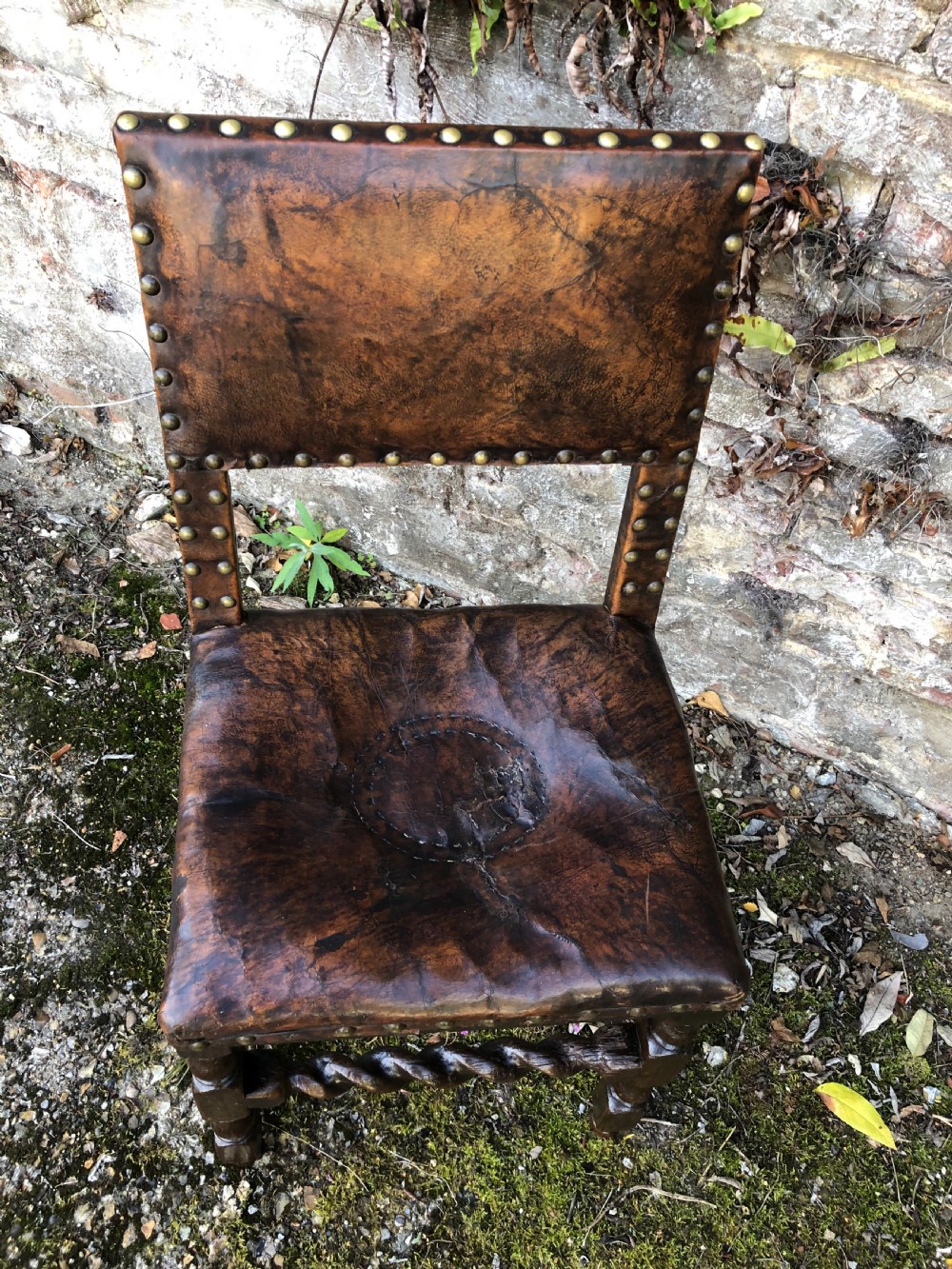 Early Oak Dining Chairs  View XII