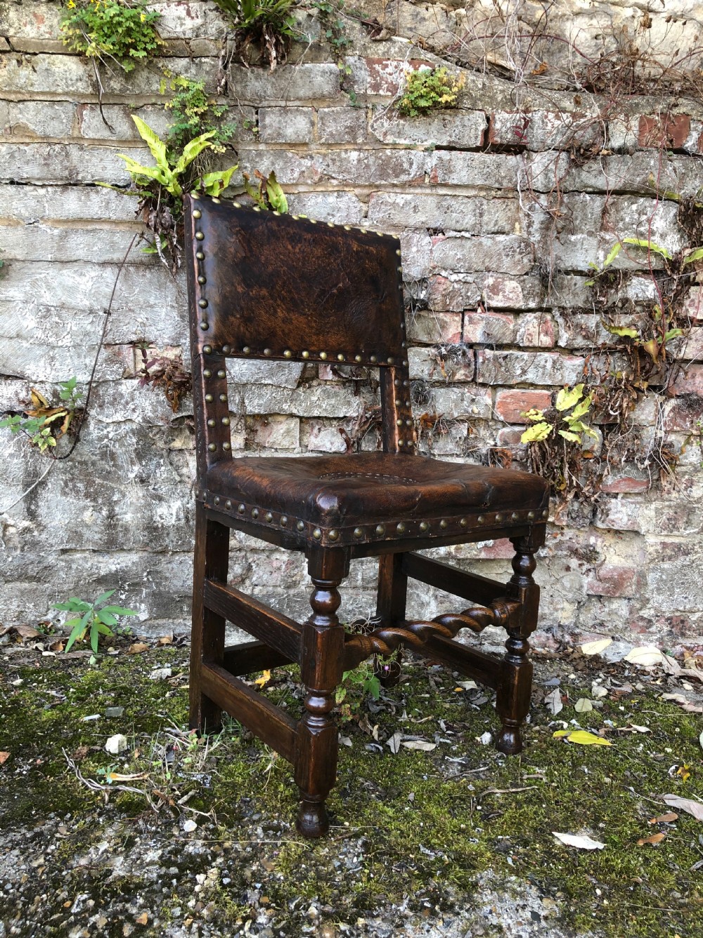 Early Oak Dining Chairs  View XIII