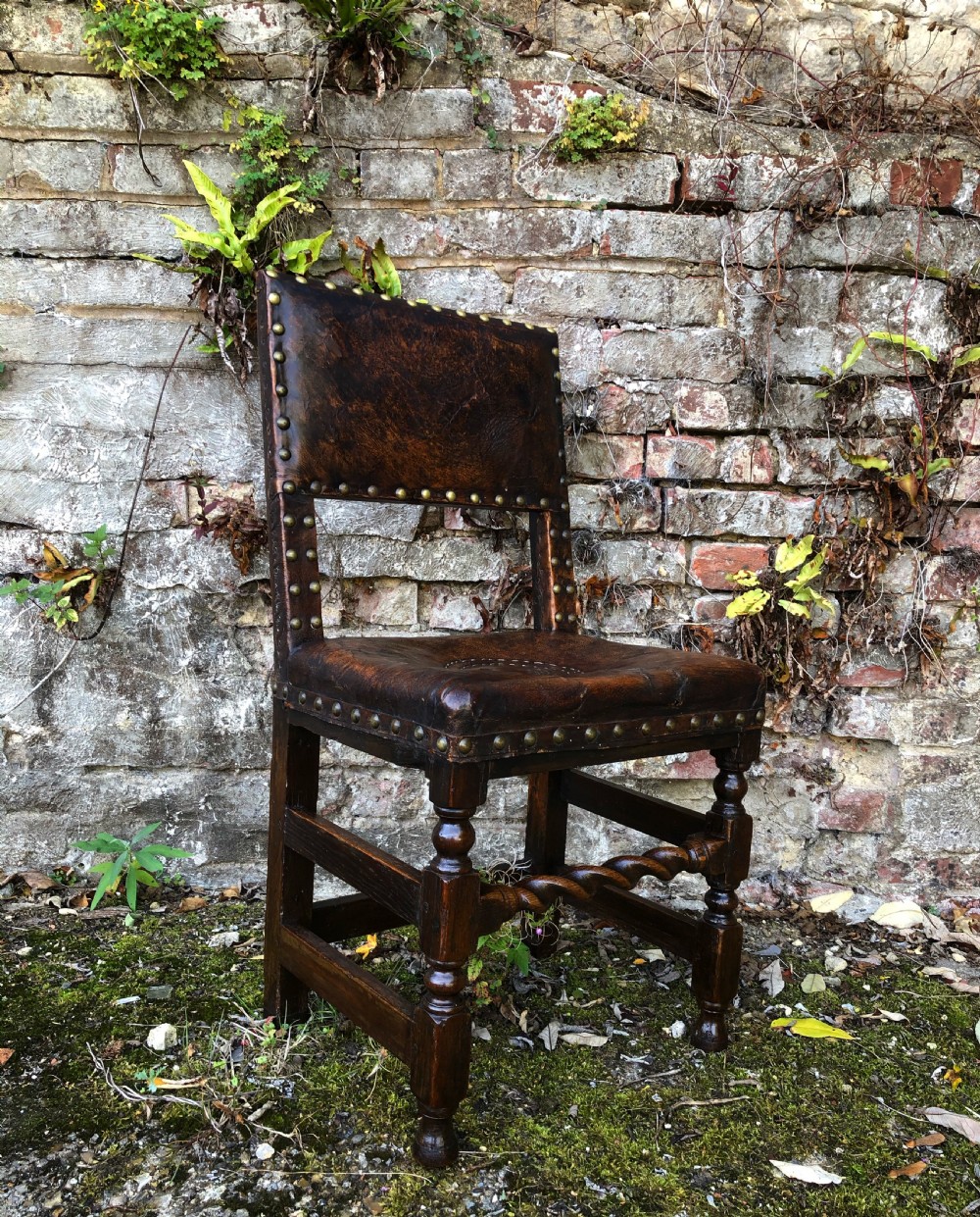 Early Oak Dining Chairs  View XIV