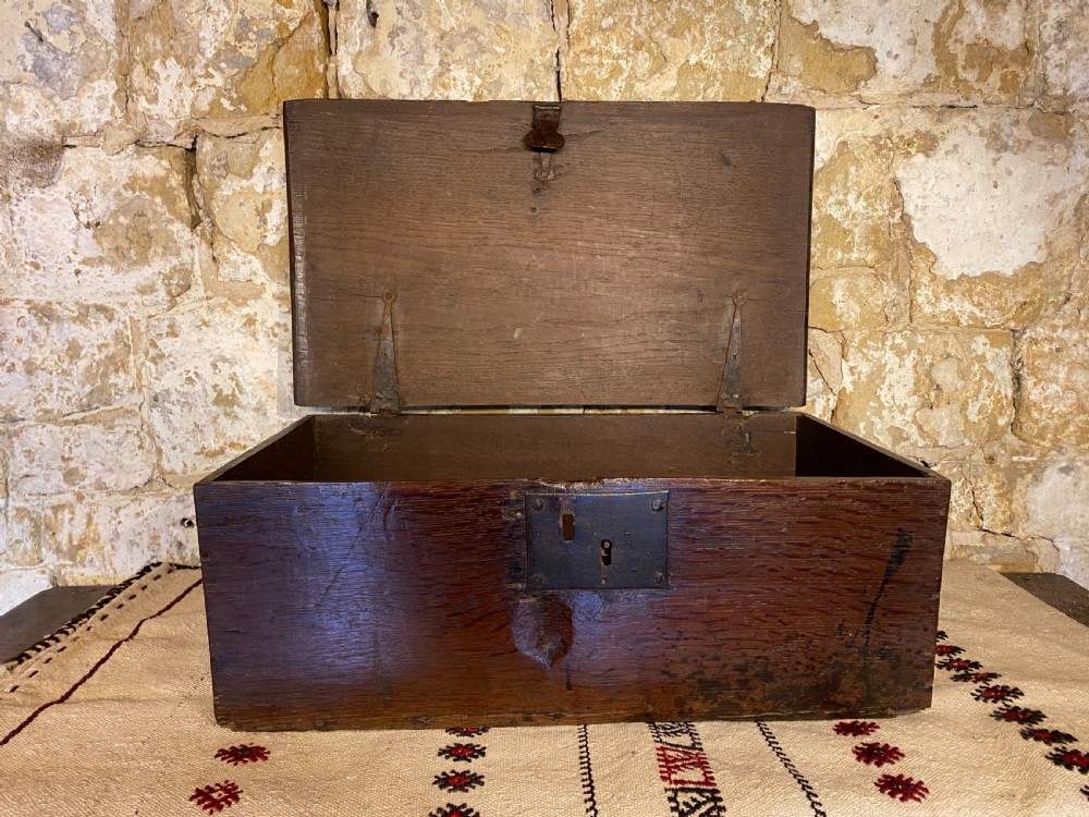Antique Oak Box View III