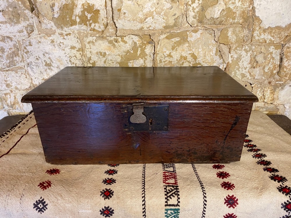 Antique Oak Box View VII