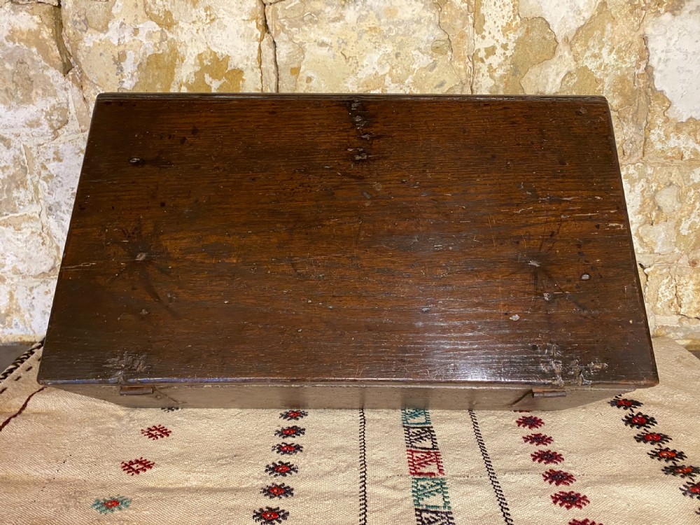 Antique Oak Box View X