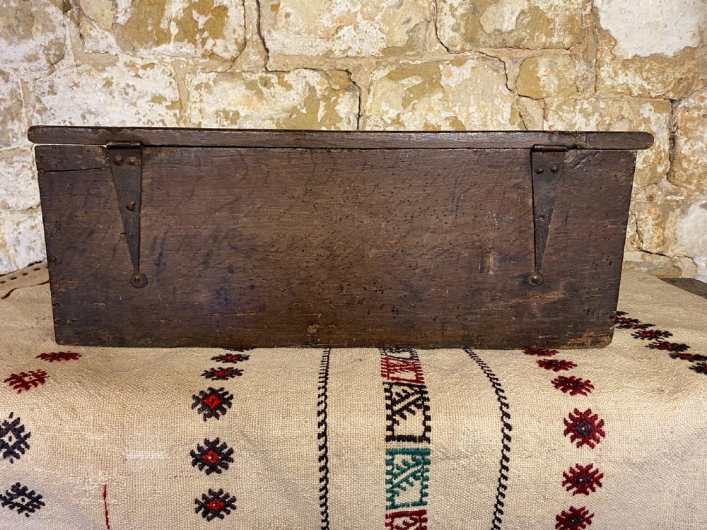 Antique Oak Box View XI