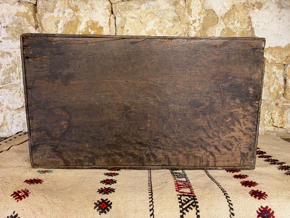 Antique Oak Box View XIII