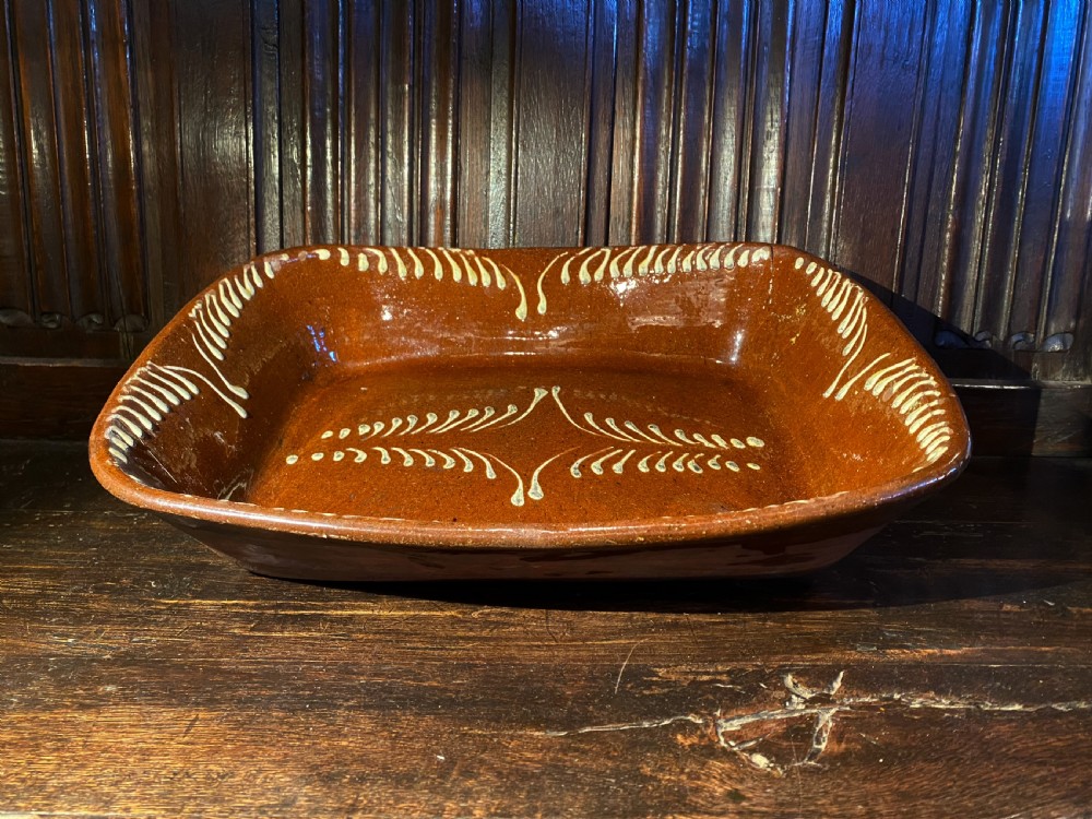Antique Slipware Dish