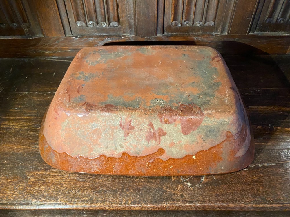 Antique Slipware Dish View VI