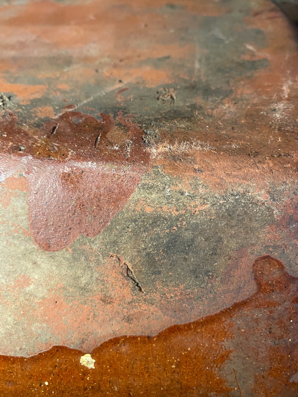 Antique Slipware Dish View VIII